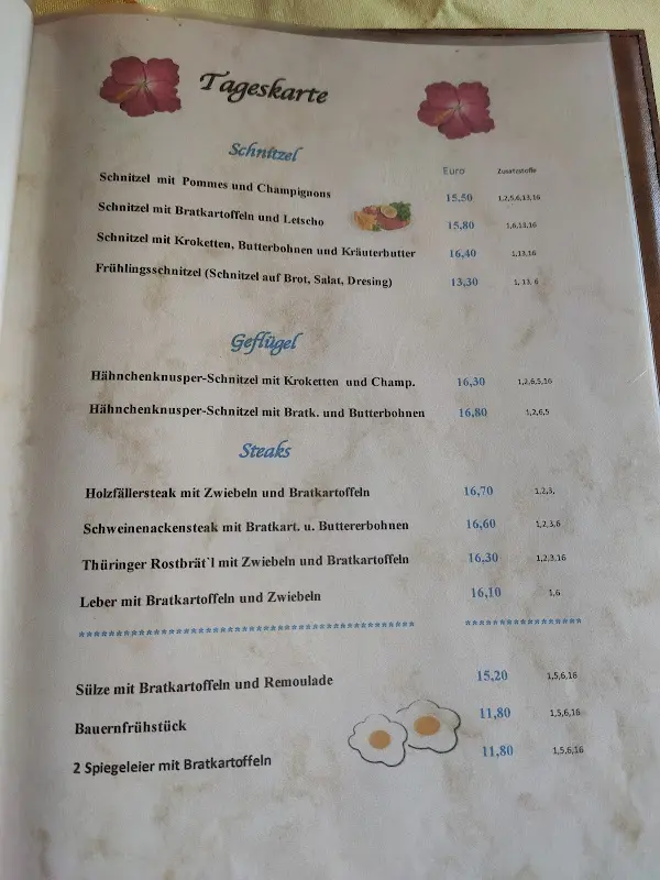 Menu_Gaststätte und Pension und Catering-Service Kumpelklause_Welzow_image_1