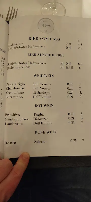 Menu_La Gondola am Finowkanal_Eberswalde_immagine_3