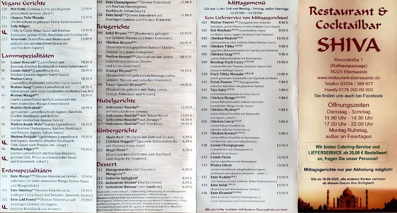Menu_SHIVA Indisches Restaurant und Lieferservice_Eberswalde_image_2