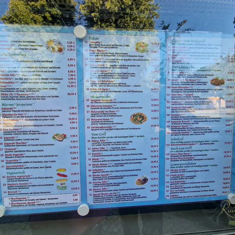 Menu_Restaurant Rhodos Blue_Dahme/Mark_image_2