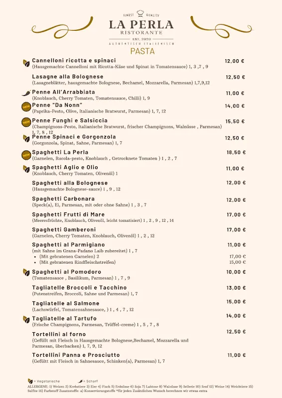 Menu_Ristorante La Perla_Dahme_immagine_2