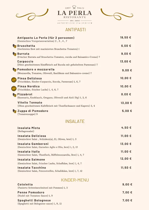 Menu_Ristorante La Perla_Dahme_immagine_3