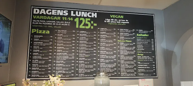 Menu_La Casa Pizzeria_Sweden_immagine_2