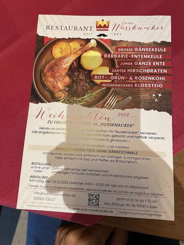 Menu_Restaurant Zum Nußknacker_Erkner_immagine_1