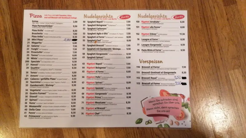 Menu_Pizza-Europa Express Erkner_Erkner_immagine_4