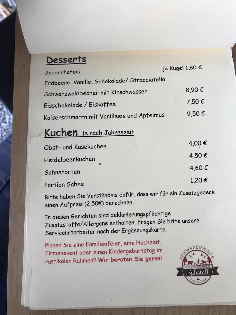 Menu_Kuhstall Erlebnisgastronomie_Pfalzgrafenweiler_immagine_1