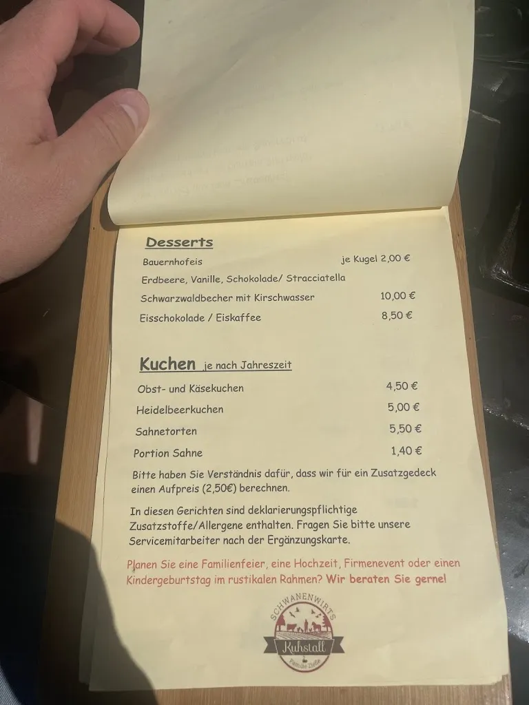 Menu_Kuhstall Erlebnisgastronomie_Pfalzgrafenweiler_immagine_2