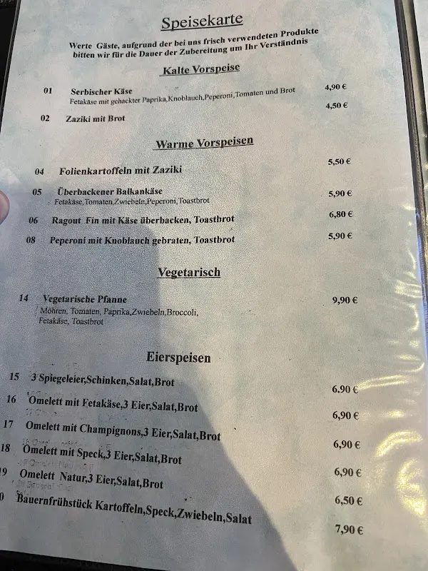 Menu_Pension Balkan_Eisenhüttenstadt_image_2