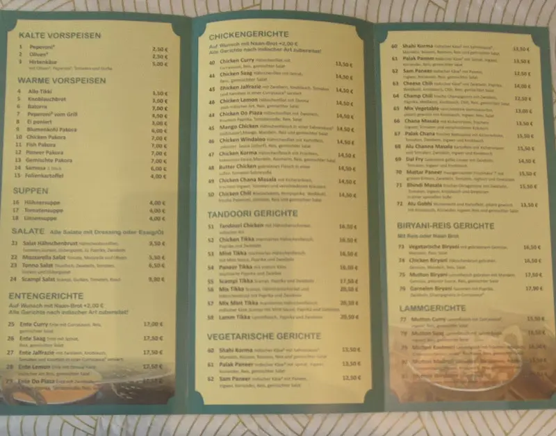 Menu_SINGH INDIAN_Eisenhüttenstadt_immagine_2