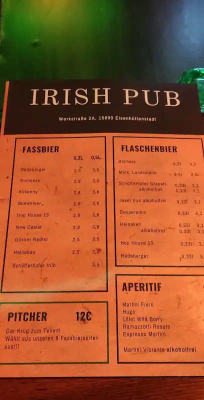 Menu_Irish Pub_Eisenhüttenstadt_image_2