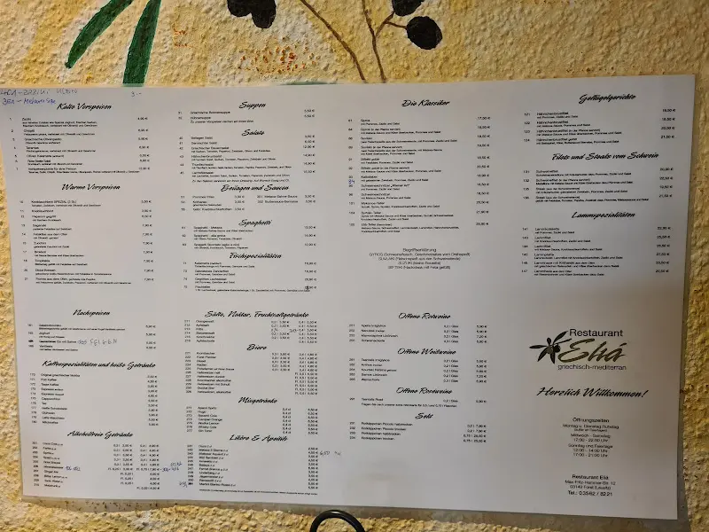 Menu_Restaurant Eliá_(Lausitz)_image_3