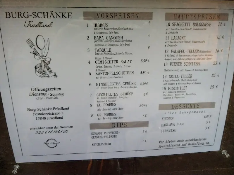 Menu_Burg-Schänke Friedland_Friedland_image_1