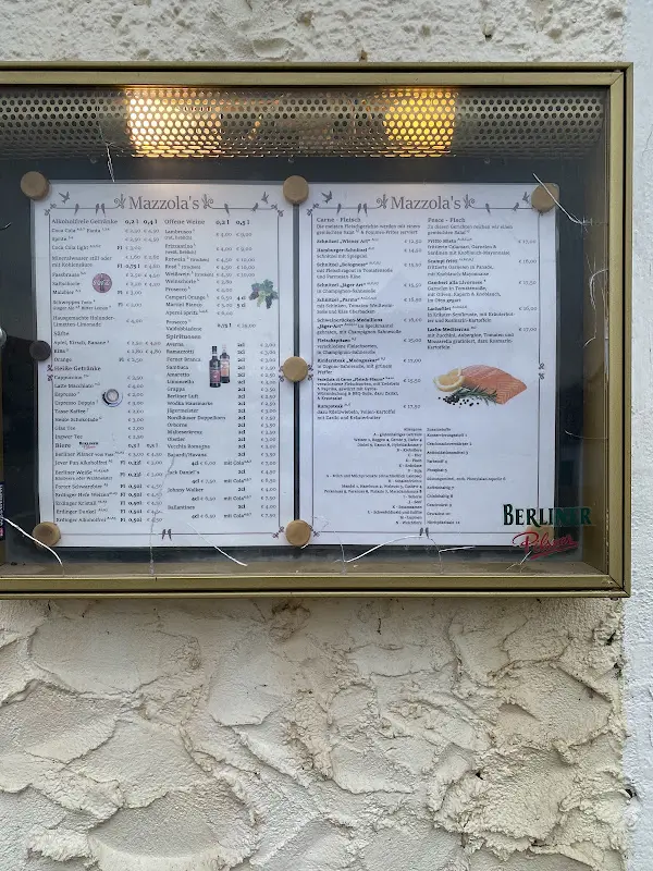 Menu_Mazzola's Restaurant & Pizzeria mit Pension_Fehrbellin_image_1