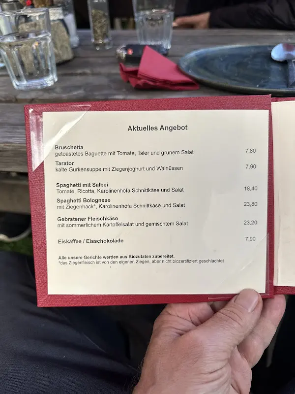 Menu_Ziegenkäserei & Wiesencafe Karolinenhof - Angermann und Spindler GbR_Kremmen_image_4