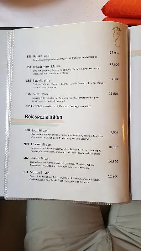 Menu_Ganesha Restaurant_Fürstenwalde/Spree_immagine_3