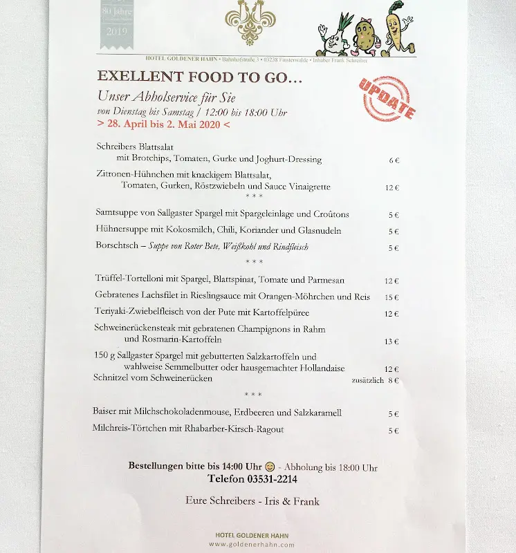 Menu_Schreibers Goldener Hahn_Finsterwalde_image_2
