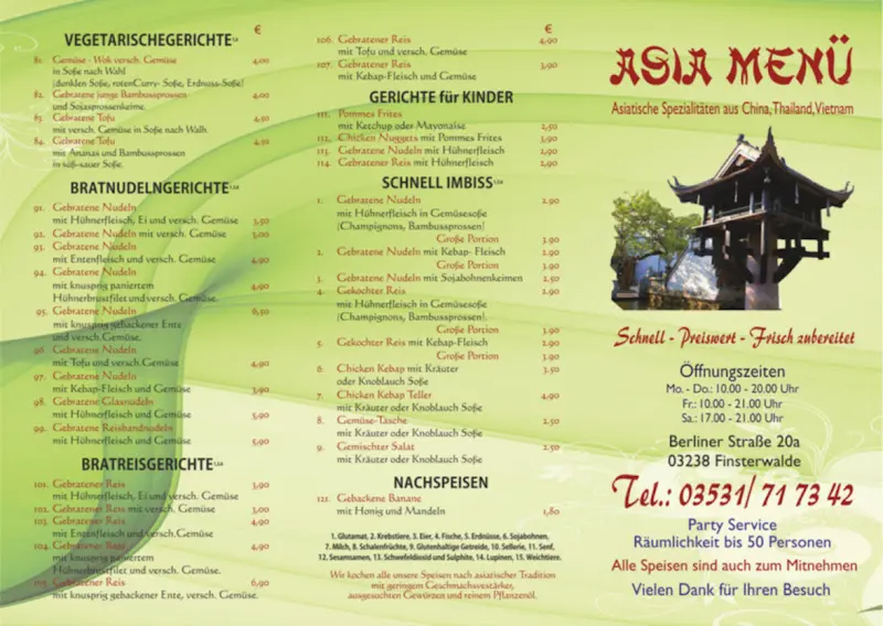 Menu_ASIA-MENÜ BISTRO_Finsterwalde_image_2