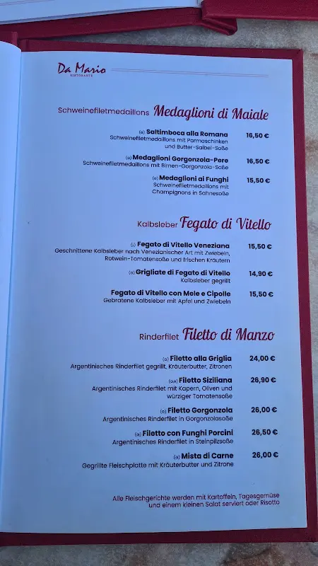 Menu_Ristorante Da Mario_Golßen_immagine_1