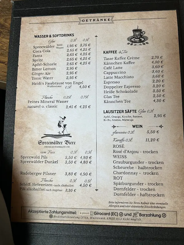Menu_Hotel & Restaurant Seeschlösschen_Köris_immagine_3