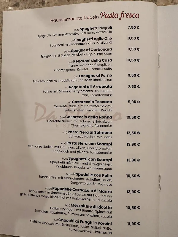Menu_Restaurant Da Mario_Köris_image_4