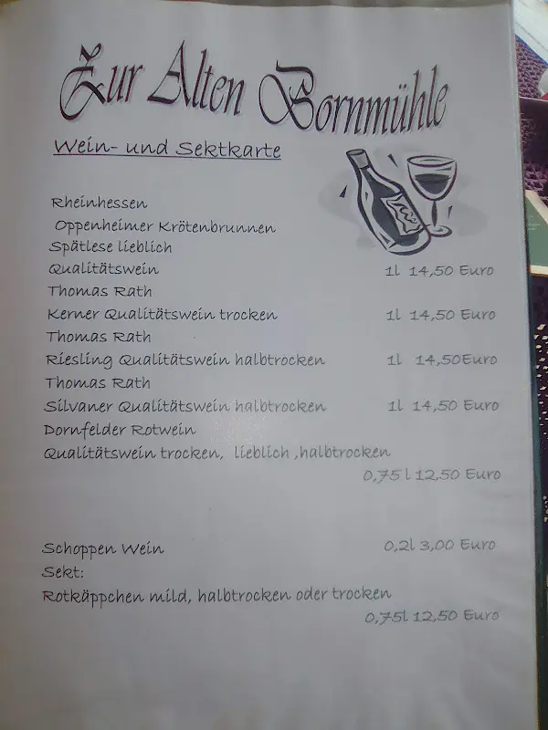 Menu_Birgit Schiller Zur Alten Bornmühle_Fürstenberg/Havel_image_1