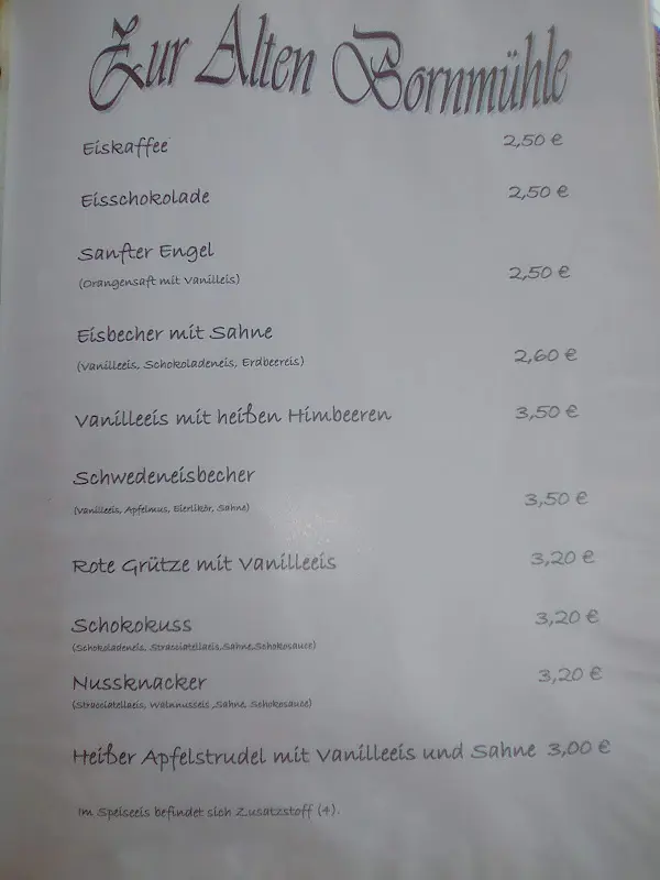 Menu_Birgit Schiller Zur Alten Bornmühle_Fürstenberg/Havel_image_2