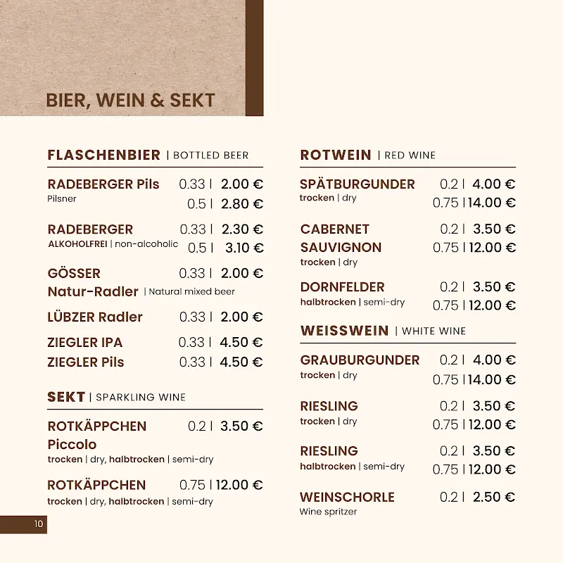 Menu_Café ZEITLOS_Fürstenberg/Havel_immagine_1