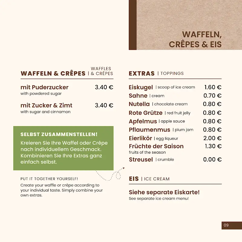 Menu_Café ZEITLOS_Fürstenberg/Havel_immagine_4