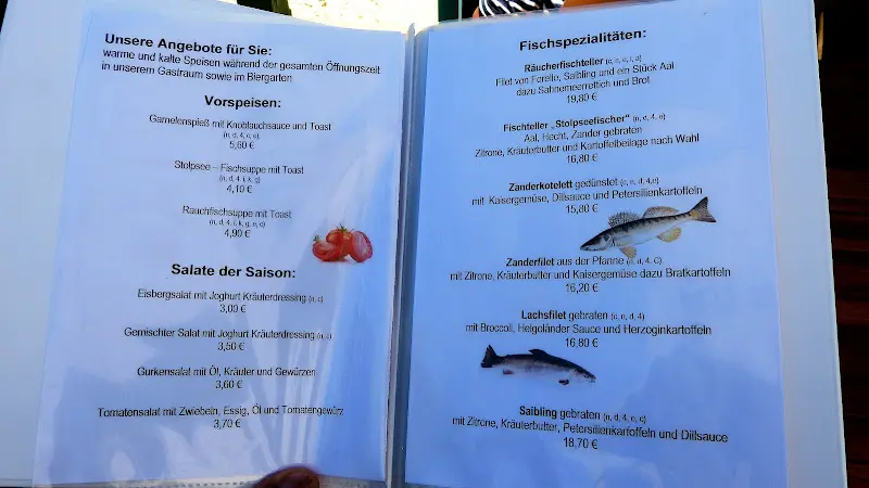 Menu_Fischgaststätte Zum Stolpseefischer_Fürstenberg/Havel_immagine_1