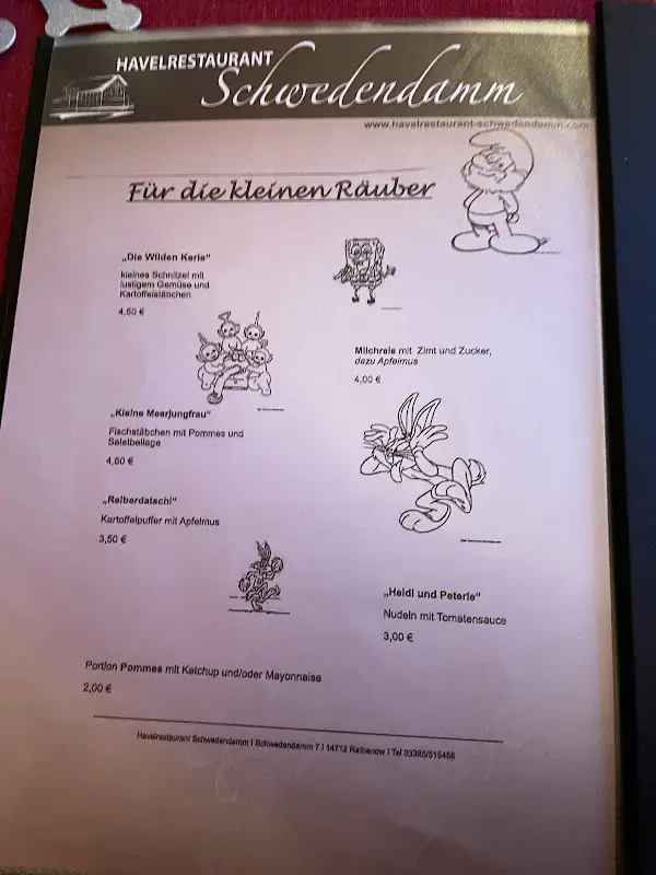 Menu_Havelrestaurant Schwedendamm_Rathenow_immagine_3