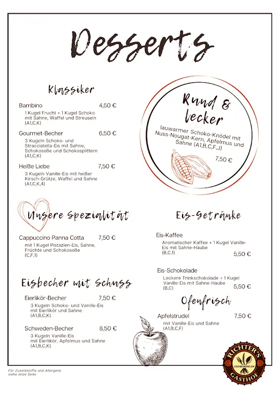 Menu_Richters Gasthof Großkmehlen_Großkmehlen_image_1