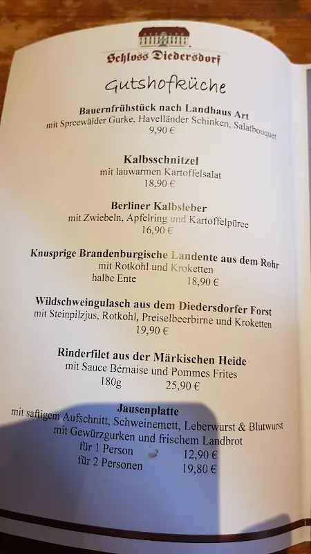 Menu_Restaurant Pferdestall Schloss Diedersdorf_Großbeeren_immagine_1