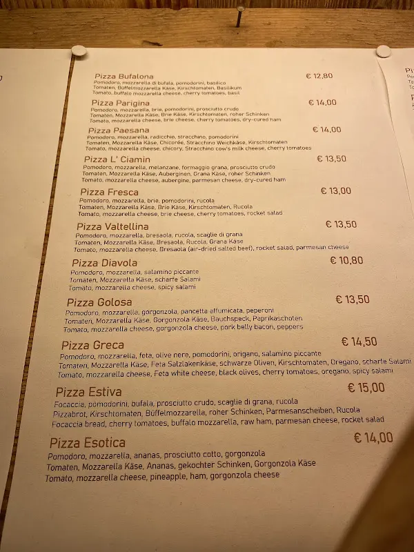 Menu_Pizzeria Restaurant L Ciamin_Italy_image_4