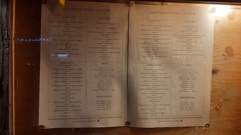 Menu_Restaurant Bellavista_Italy_image_1