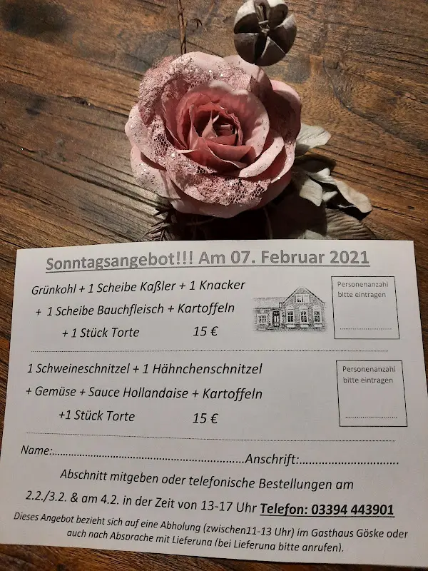 Menu_Gasthaus Göske_Heiligengrabe_immagine_1