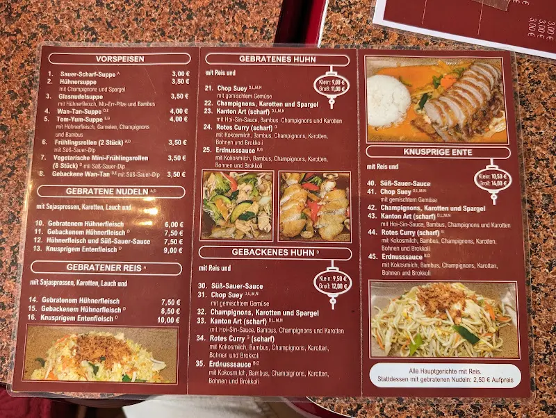Menu_YURICE Asian Bistro_Großräschen_immagine_1