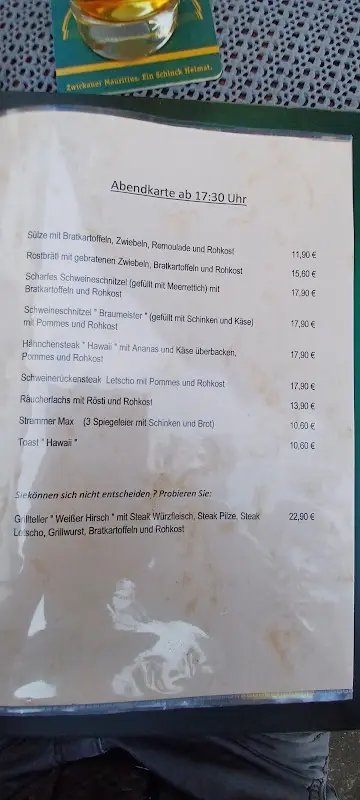 Menu_Gaststätte Weißer Hirsch_Hirschfeld_immagine_3