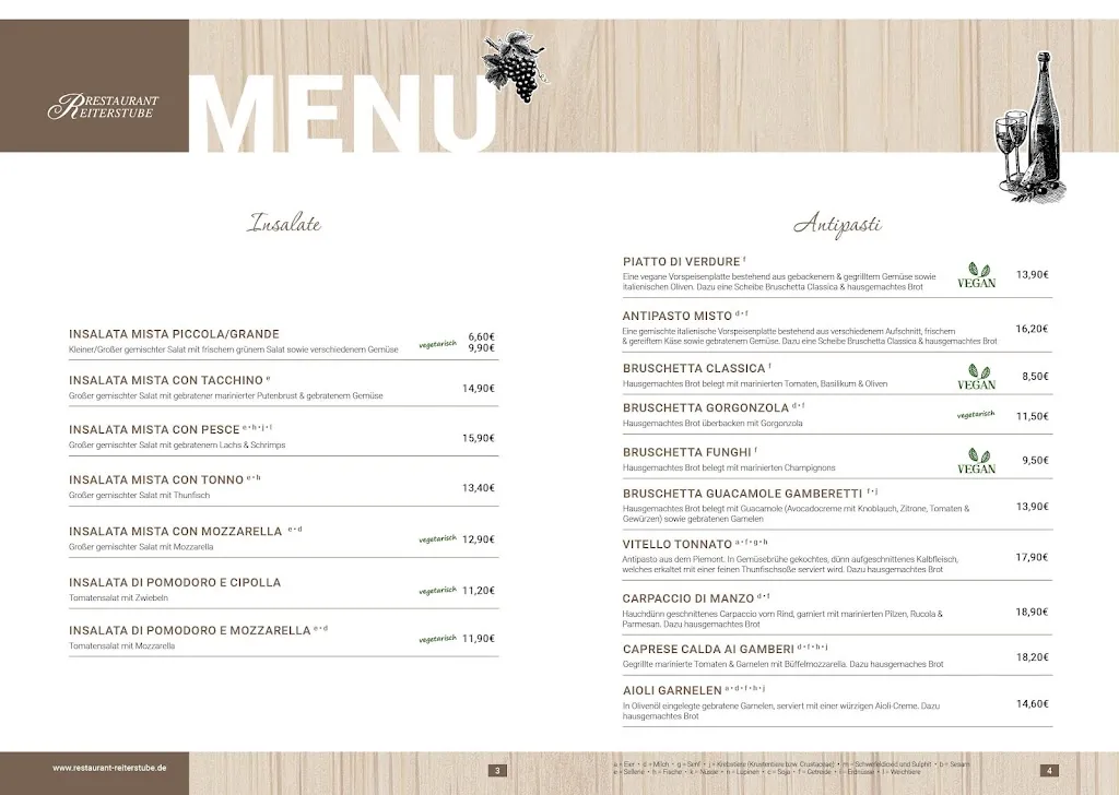 Menu_Restaurant Reiterstube - Bisingen / Hohenzollern_Bisingen_image_4