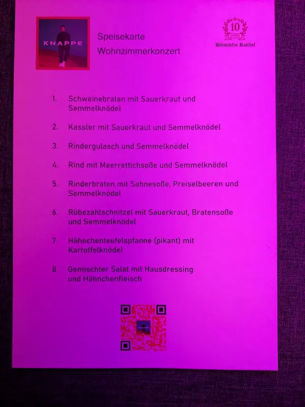 Menu_Böhmischer Rasthof & Pension_Kolkwitz_image_4