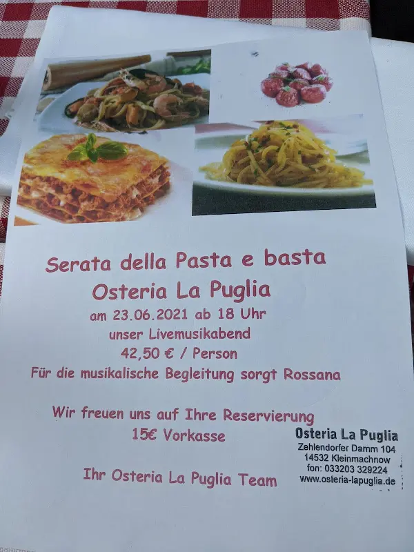 Menu_Osteria la Puglia_Kleinmachnow_immagine_1