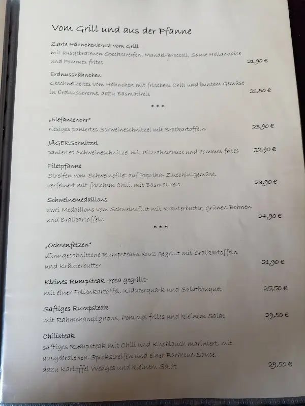 Menu_Jägers Restaurant - Jägerhorn KG_Kleinmachnow_immagine_1