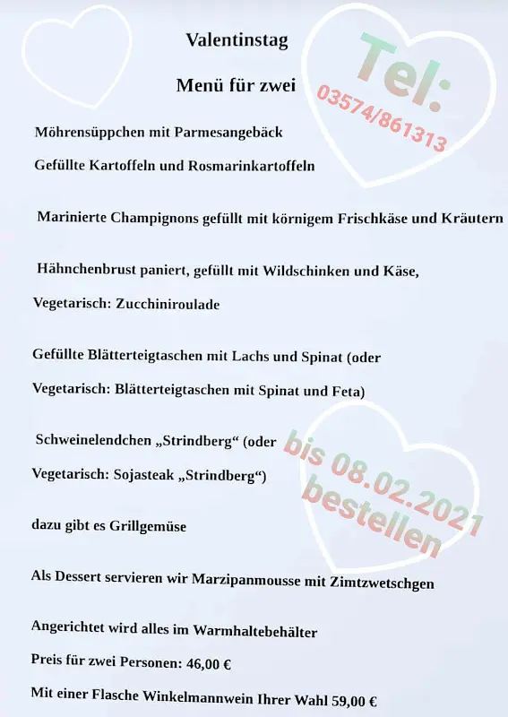 Menu_Schülers Restaurant & Alte Backstube_Lauchhammer_immagine_1