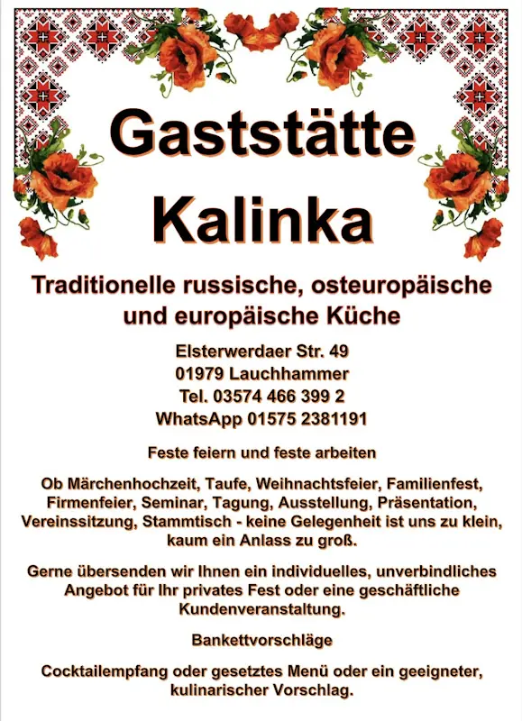Menü_Gaststätte Kalinka_Lauchhammer_Bild_1