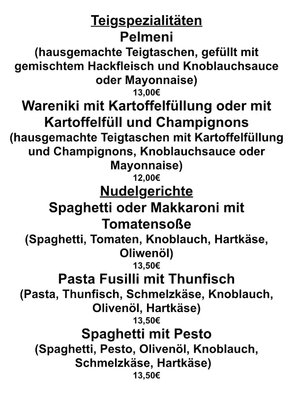 Menü_Gaststätte Kalinka_Lauchhammer_Bild_2