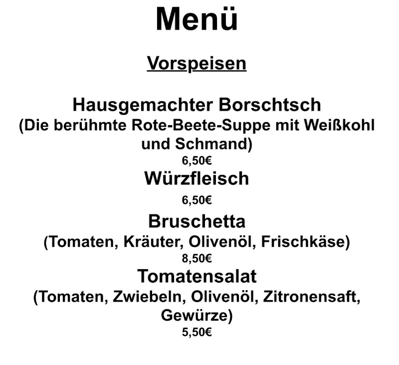 Menü_Gaststätte Kalinka_Lauchhammer_Bild_4