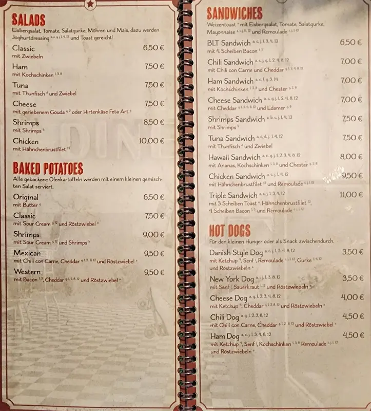 Menu_American Diner Jüterbog_Jüterbog_image_4