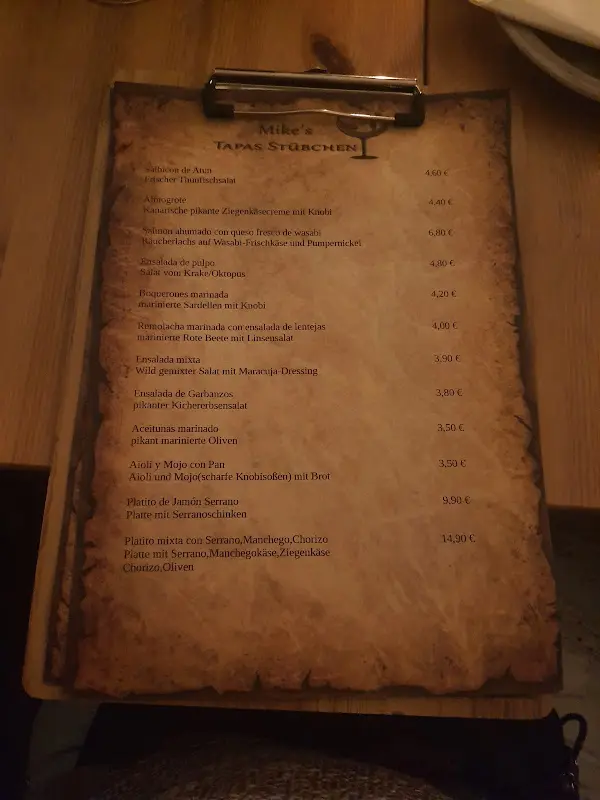 Menu_Mike's Tapas Stübchen_(Elbe)_image_1