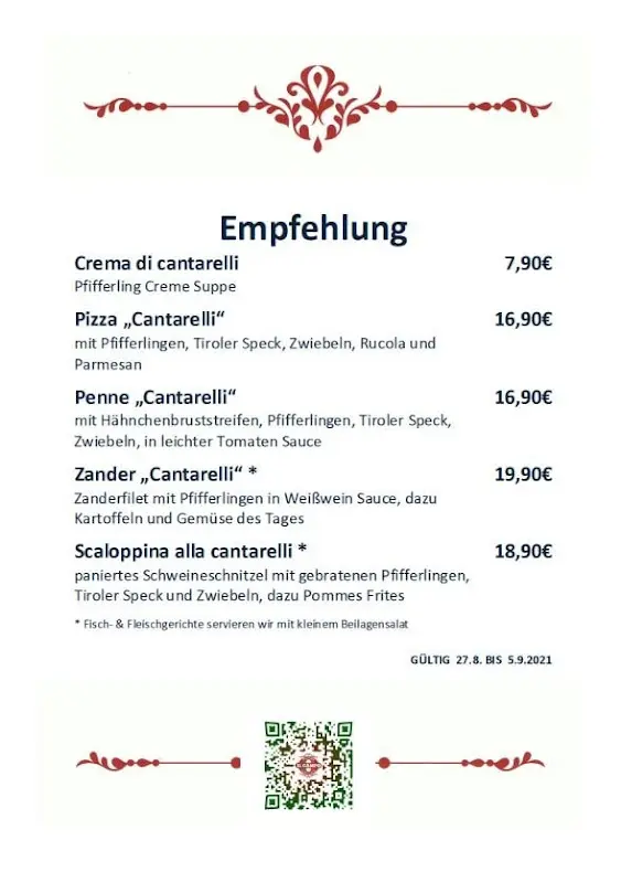Menu_Trattoria Il Campo_Wusterhausen/Dosse_immagine_1