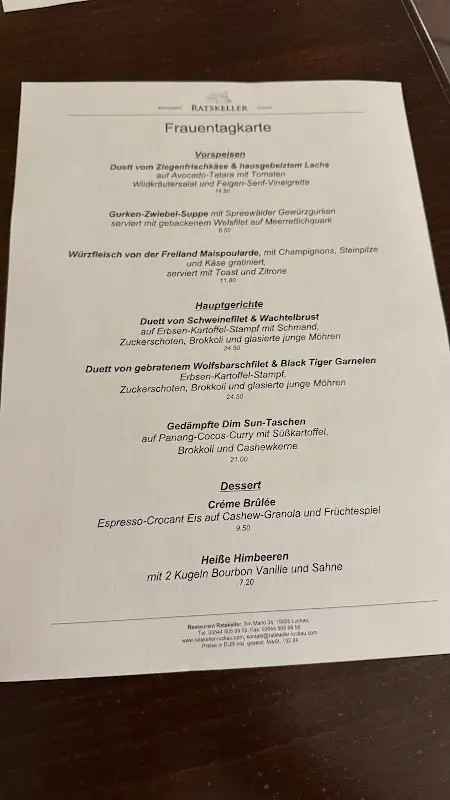 Menu_Restaurant Ratskeller Luckau_Luckau_image_1