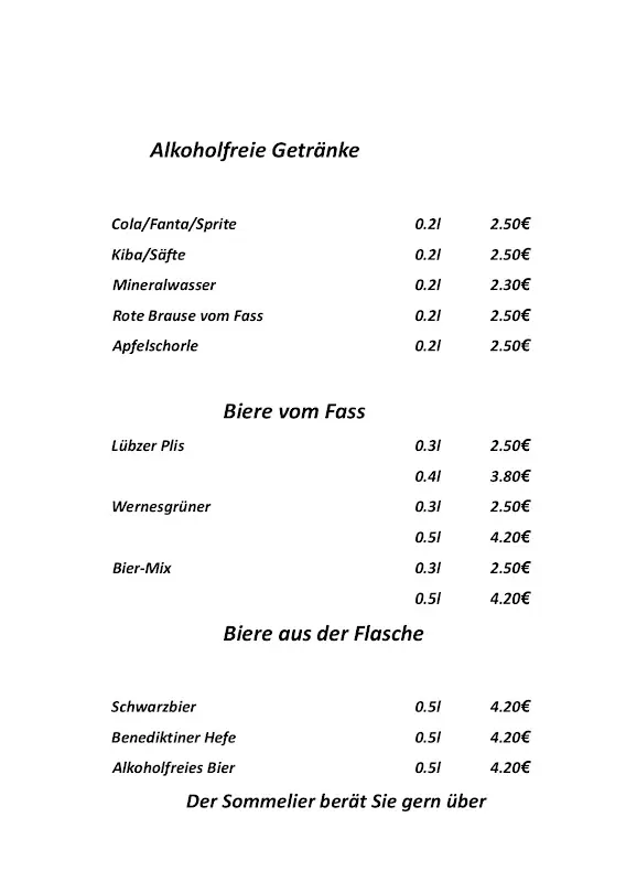 Menu_Gaststätte Zur Weiche_Luckau_image_3